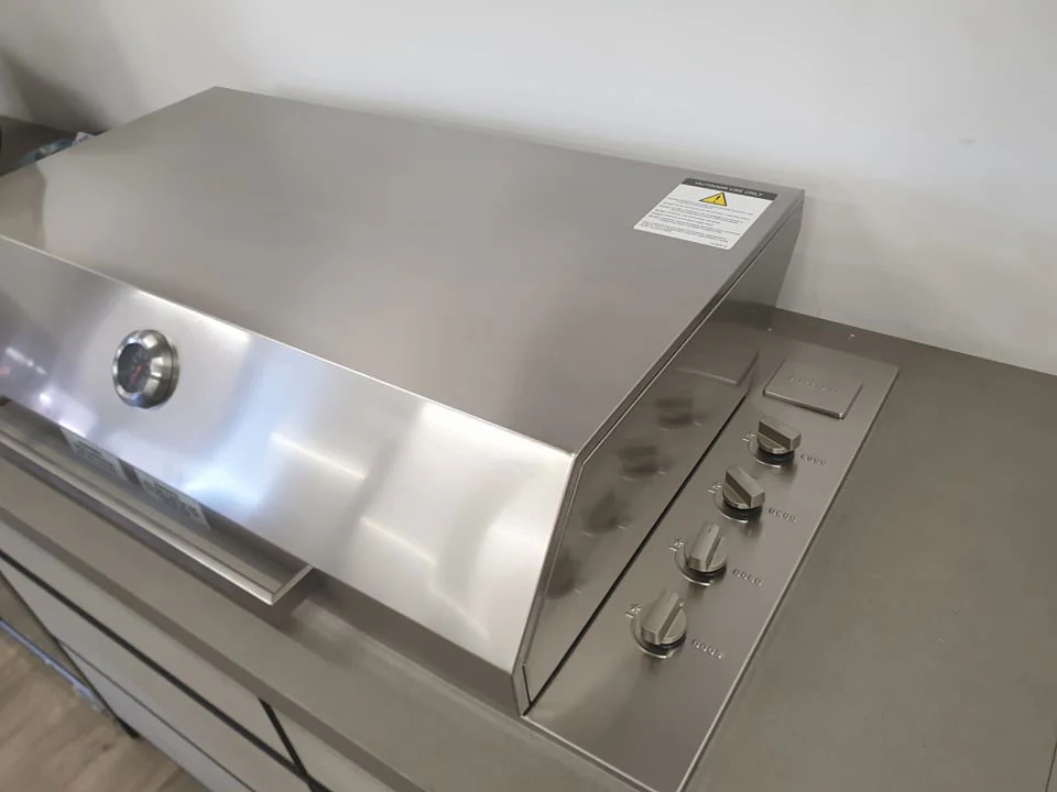 Artusi 316 SS Drop in BBQ with Roasting Hood & Rhino Outdoor ENVY 2 Door Fridge Marine Grade Bundle - Image 11