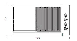 Artusi 316 SS Drop in BBQ with Roasting Hood & Rhino Outdoor ENVY 2 Door Fridge Marine Grade Bundle - Image 8