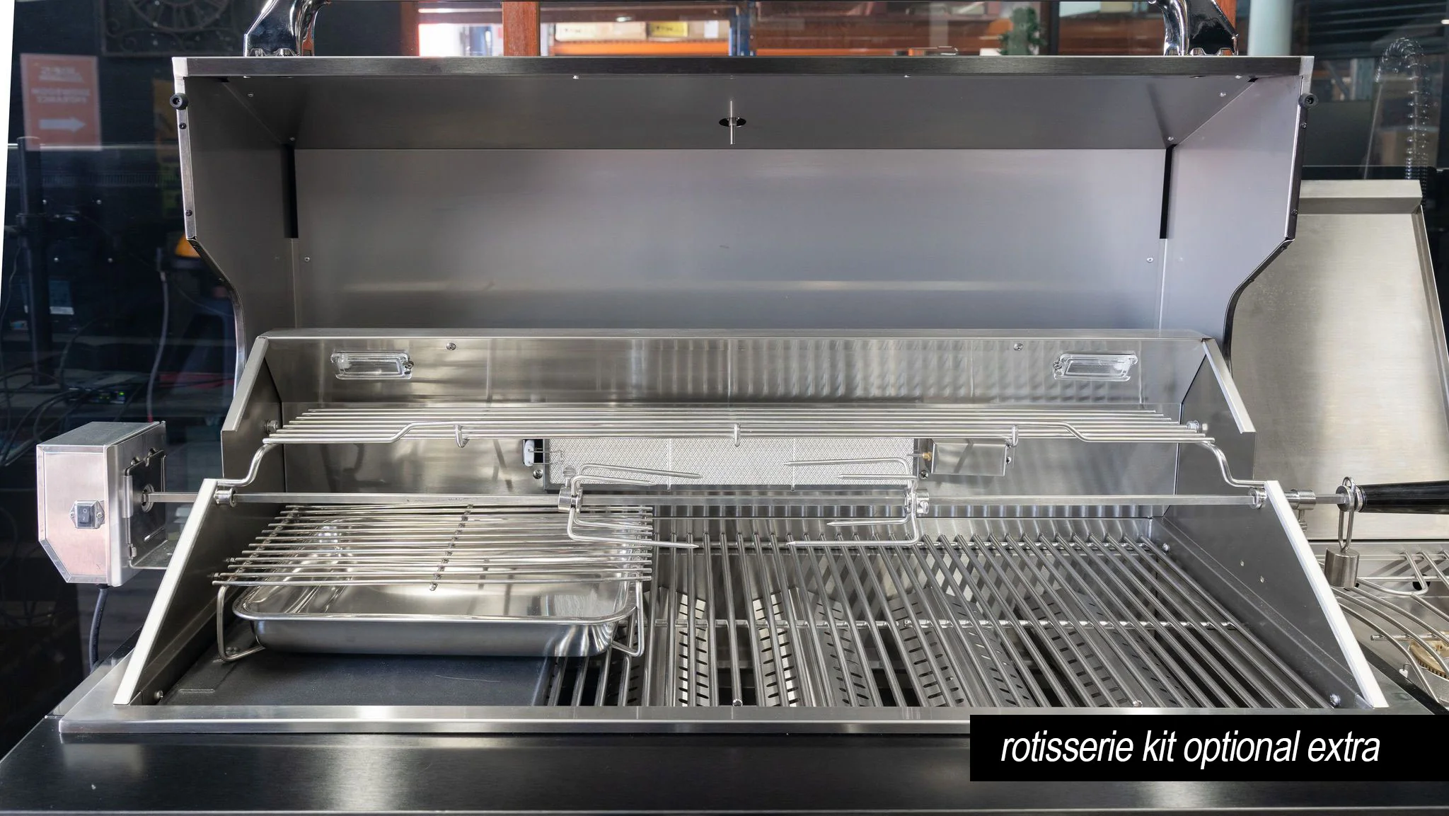 Aspire 6 Burner BBQ Outdoor Modular Kitchen with Double Fridge & Sink - Image 12