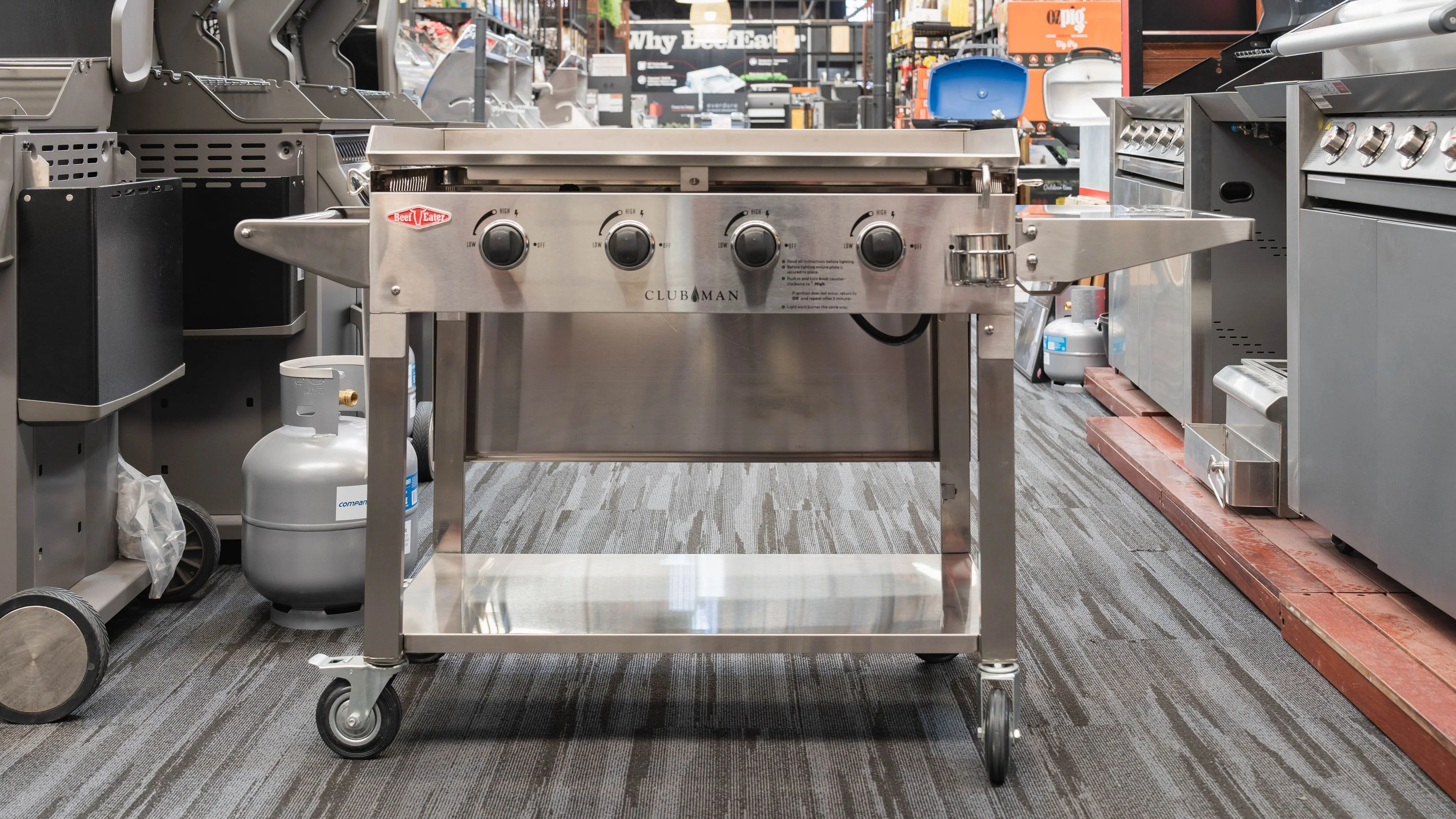 Beefeater Clubman Stainless Steel All Plate BBQ - Image 9