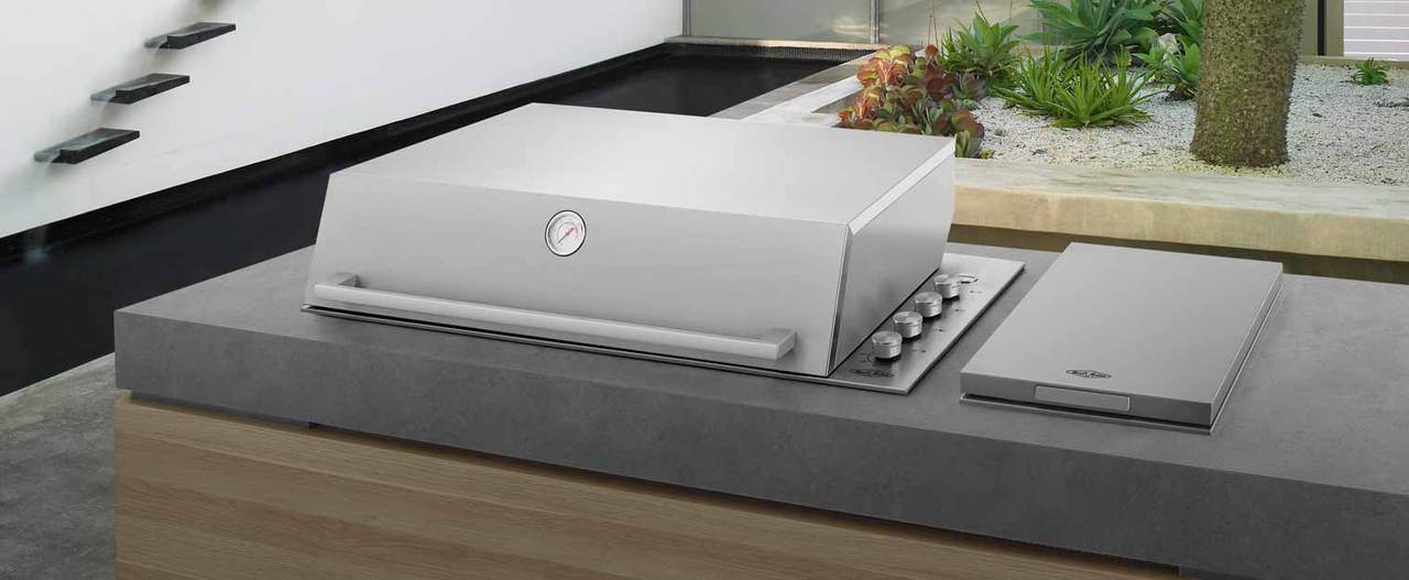 Beefeater Signature ProLine 6 Burner Stainless Steel Built-In BBQ with Hood - Image 4