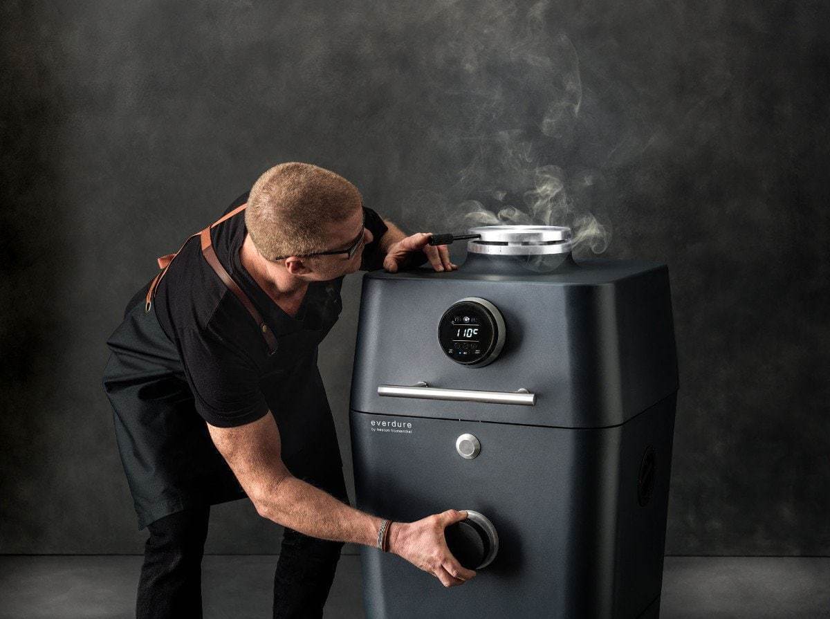 Everdure by Heston Blumenthal 4K Electric Ignition Charcoal BBQ Oven (Graphite) - Image 3