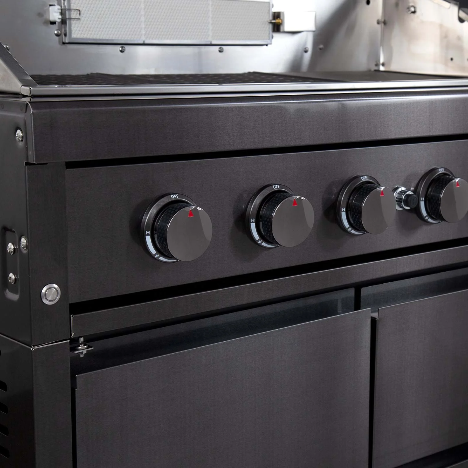 Gasmate Nova MK2 Graphite Outdoor Kitchen with Drawers, Sink, BBQ, Single Door Fridge + Top and Storage - Image 7