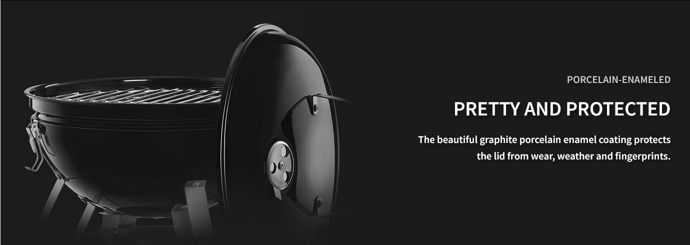 Napoleon Rodeo 14 Inch Portable Charcoal Kettle - Image 6