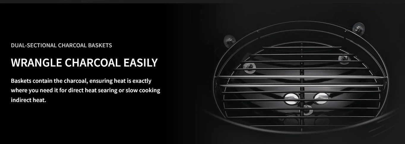 Napoleon Rodeo 14 Inch Portable Charcoal Kettle - Image 8