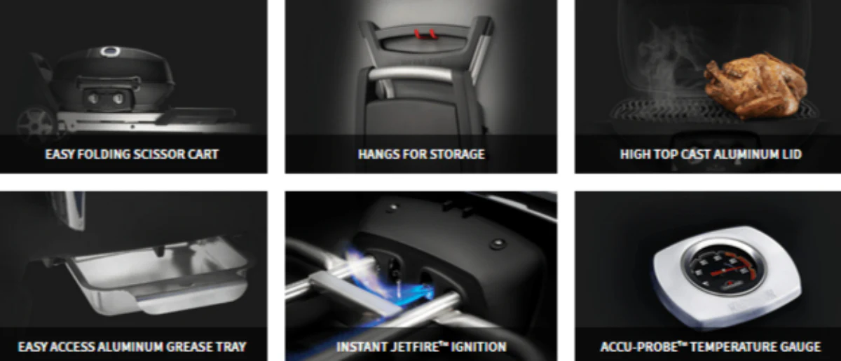 Napoleon Travel Q Pro with Scissor Legs Portable BBQ - Image 6