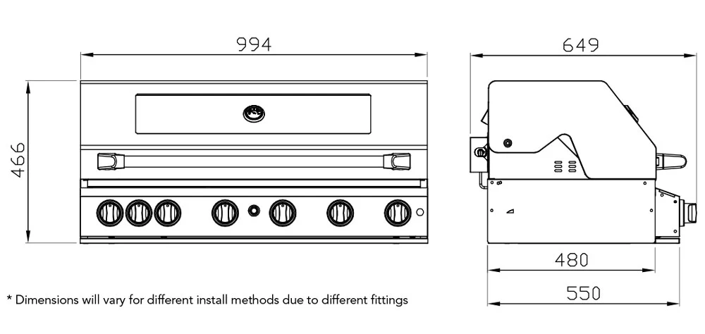 Smart Stainless Steel 6 Burner Built-In BBQ - Image 9
