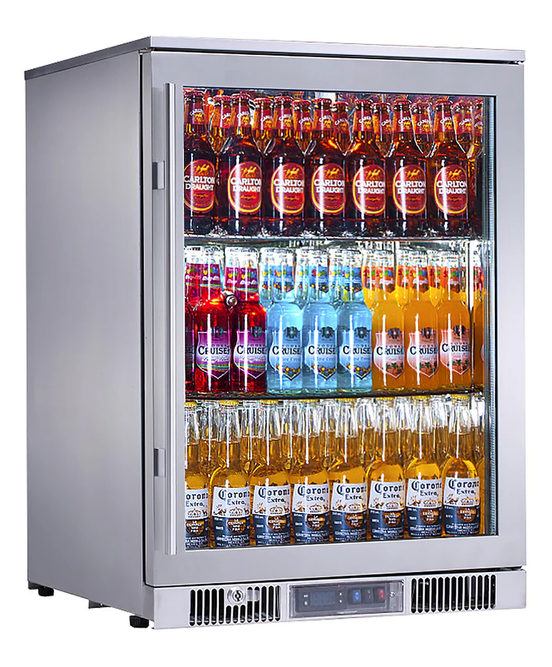 Tucker Horizon Marine Grade 316 BBQ Built In with Slimline Hood and Rhino Envy 316 Marine Grade Bar Fridge ENV1R-SS - Image 11