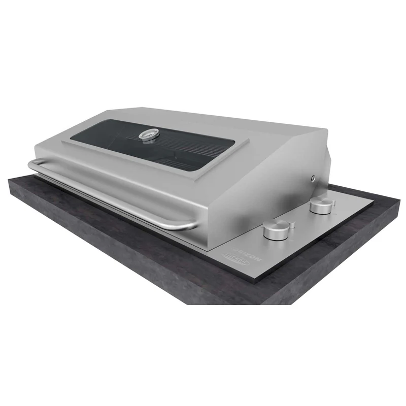 Tucker Horizon Marine Grade 316 BBQ Built In with Slimline Hood and Rhino Envy 316 Marine Grade Bar Fridge ENV1R-SS - Image 4