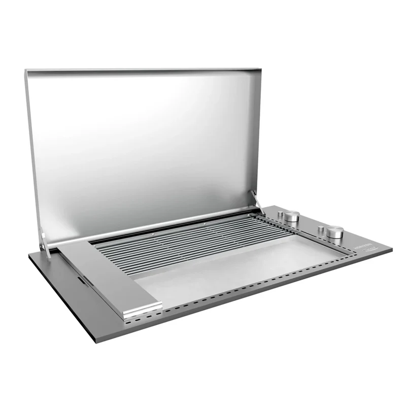 Tucker Horizon Marine Grade Built In BBQ - Full Plate and Flat Lid - Image 3