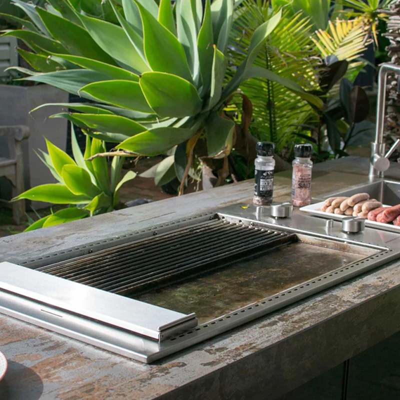 Tucker Horizon Marine Grade Built In BBQ - Full Plate and Flat Lid - Image 9