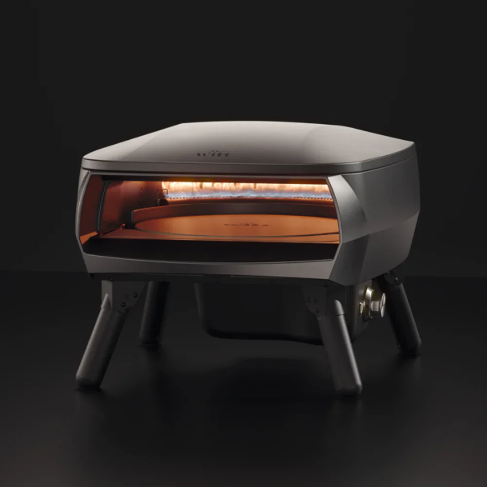 WITT Piccolo Rotante Gas Pizza Oven with Rotating Stone - 13 Inch - Black - Image 3