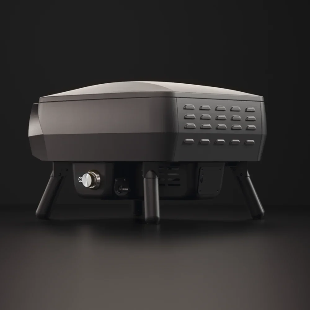 WITT Piccolo Rotante Gas Pizza Oven with Rotating Stone - 13 Inch - Black - Image 4